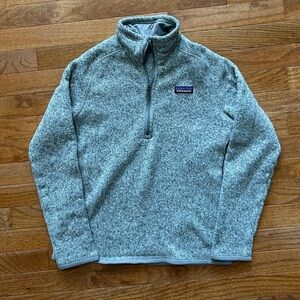 Patagonia Gray Quarter Zip Up Fleece